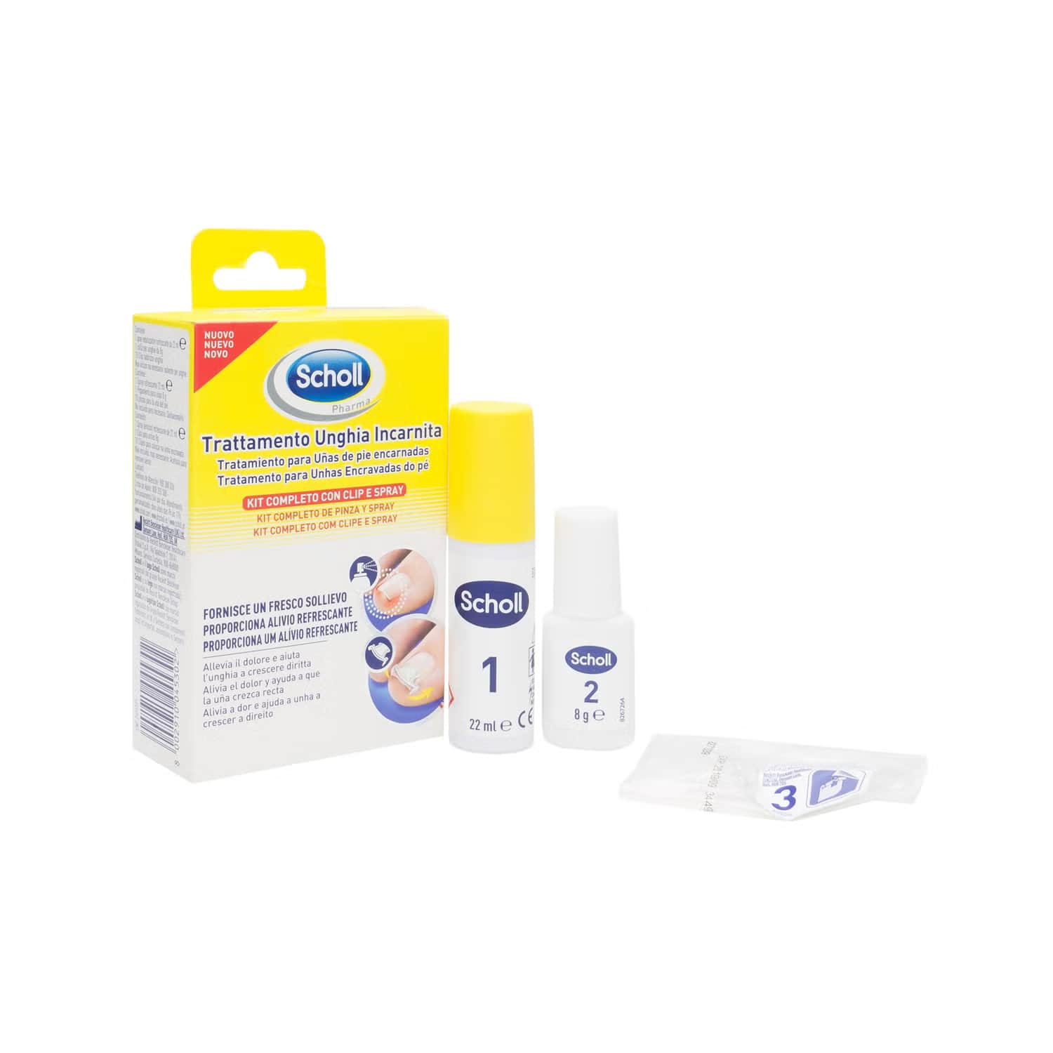 Scholl tratamiento para uñas del pie encarnadas