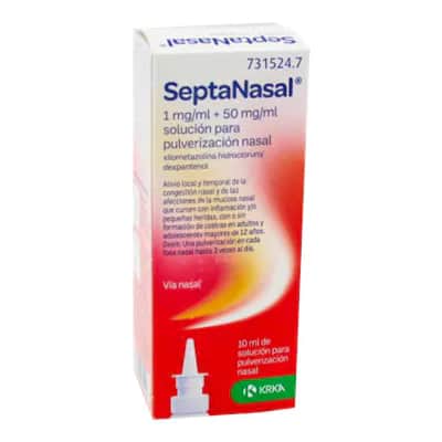 Septanasal 1mg/ml - Spray Nasal Descongestivo