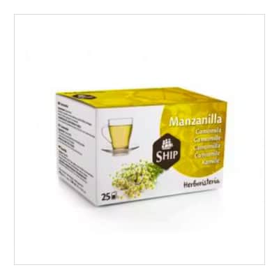 Ship Manzanilla Infusión - Relajante Natural 25 Bolsitas