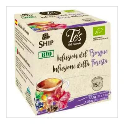 Ship Té Frutas Bosque - Infusión Natural 15 Bolsitas