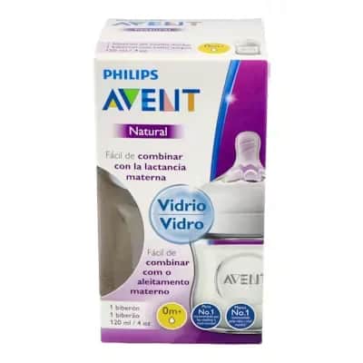 Biberón Avent Natural 120ml | Tetina Ancha