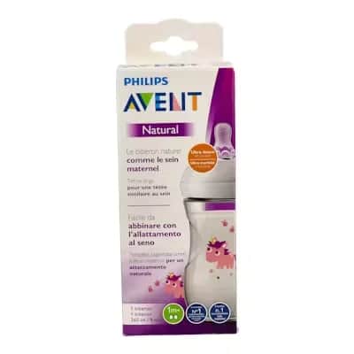 Biberón Avent Natural Safari | 260 ml Anti-Cólicos