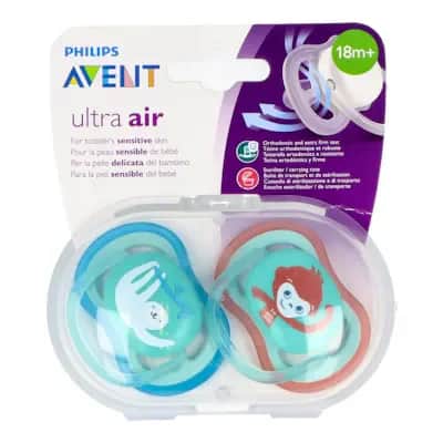 Chupete Avent Animales +18M Neutro 2 Unidades