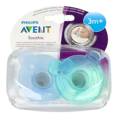 Chupete Avent Soothie Silicona +3M - Diseño osito