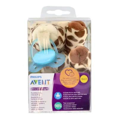 Chupete Avent Ultra Air Peluche Jirafa 0-6M