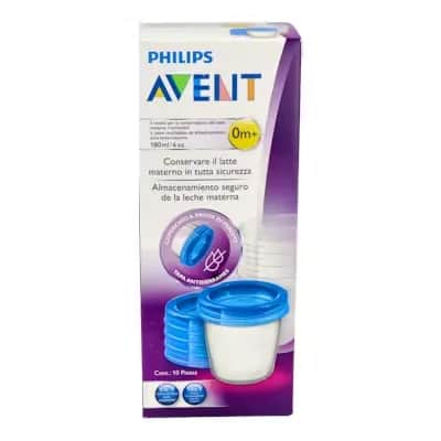 Recipientes Avent 180ml - Almacenaje Leche Materna