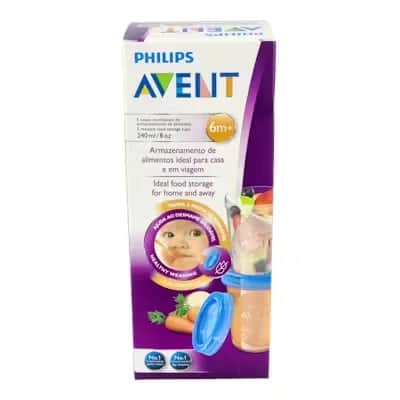 Recipientes Avent 240ml - Almacenaje Leche Materna