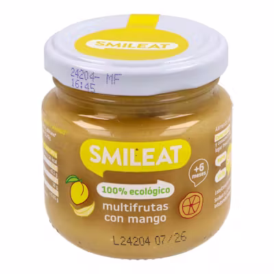 Smileat Multifrutas 130g | Papilla Ecológica para Bebés