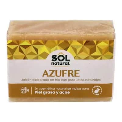 Jabón Azufre Sol Natural - Acné y Psoriasis