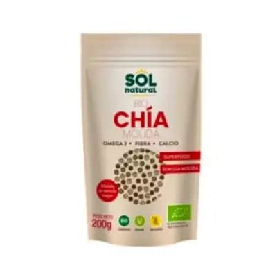 Solnatural Semillas Chía Molidas 200G | Digestión
