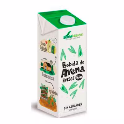 Soria Natural Bebida Avena Algas - Calcio