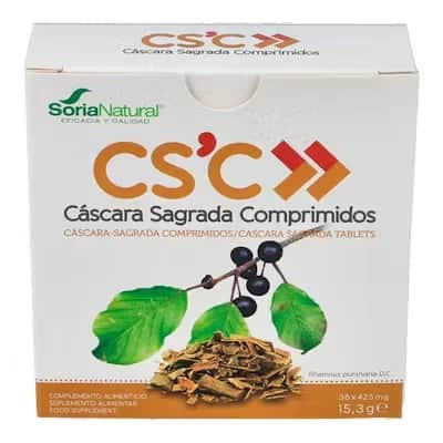 Soria Natural Cáscara Sagrada 36 comp | Estreñimiento