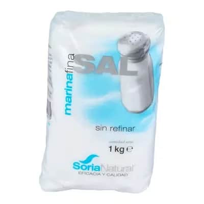 Sal Marina Fina Soria Natural 1kg | Minerales