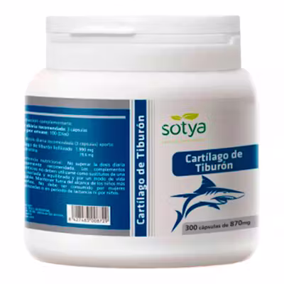 Sotya Cartílago Tiburón 741mg - Salud Articular