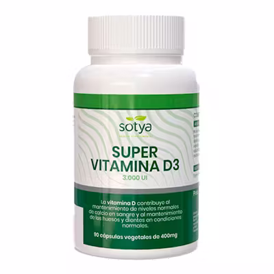 Sotya Super Vitamina D3 400mg | Huesos y Defensas