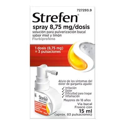 Strefen Spray 15ml - Dolor Garganta