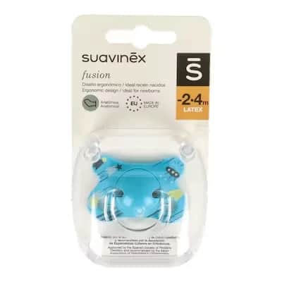 Chupete Suavinex Fusion Anatómico Látex 2-4 Meses