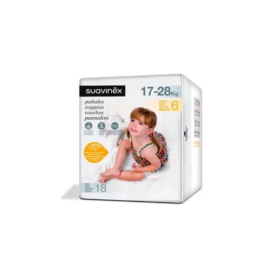 Suavinex Pañales T-6 17-28kg 18uds