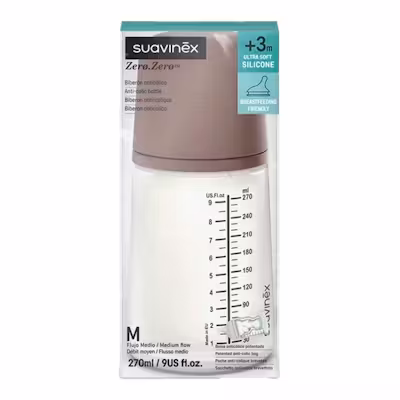 Suavinex Biberón Anticólico 270ml +3M Deep