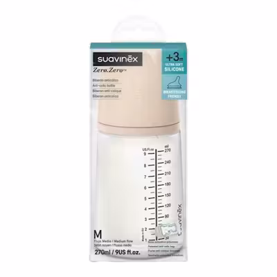 Suavinex Biberón 270ml | Anticólico Flujo Adaptable