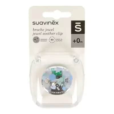 Suavinex Broche Cadenita Jewel | Pinza Chupete