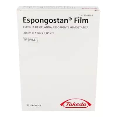 Espongostan Film 10 Láminas | Hemostático