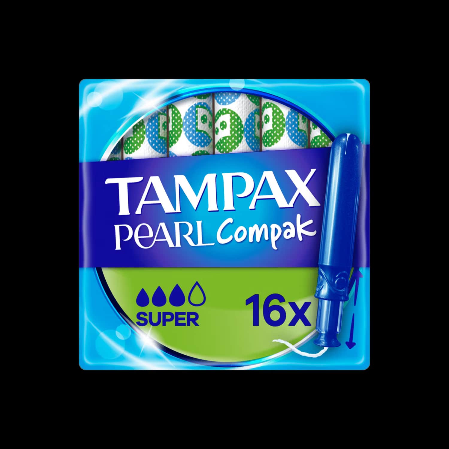 Tampax Compak Pearl Super 16uds