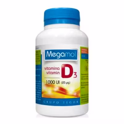 Tegor Megamol Vitamina D3 - Salud Ósea