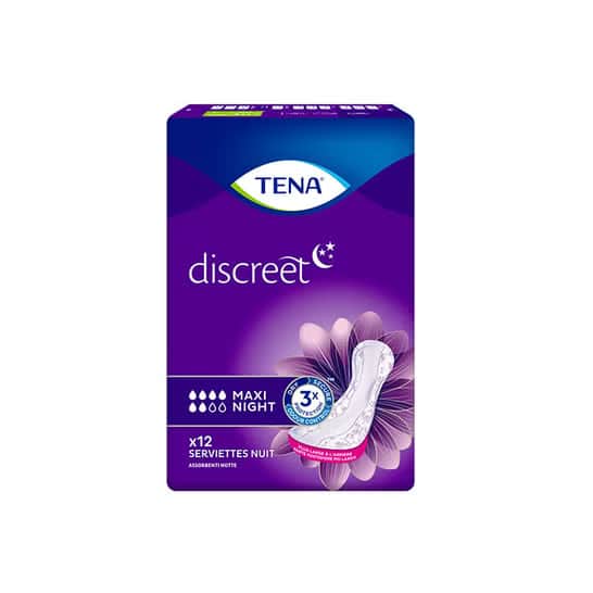 Tena Discreet Maxi Night Compresas 12uds