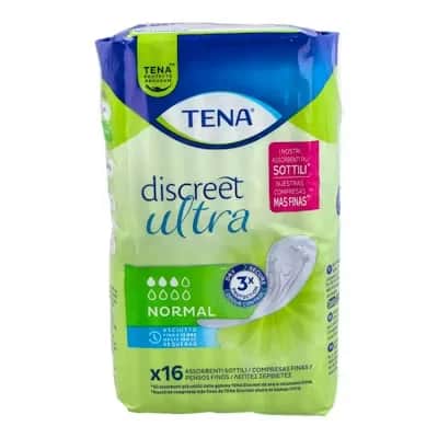 Tena Discreet Ultra Normal 16u - Incontinencia Ligera
