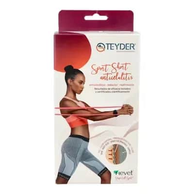 Teyder Pantalón Reductor S-M Negro/Azul | Comprime