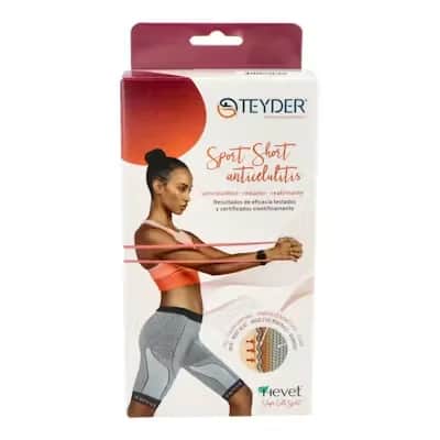 Teyder Pantalón Reductor S-M Negro/Rojo | Moldea