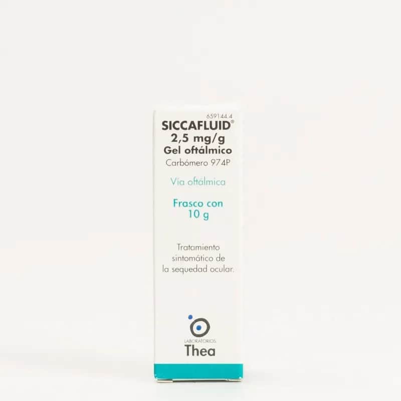 Siccafluid 0,25% Gel Oftálmico - Lubricante Ojos