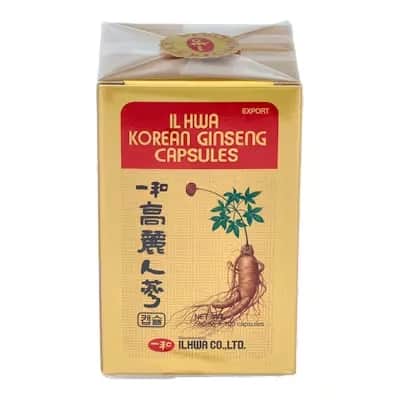 Ginseng Il Hwa 100 Cápsulas - Energía y Vitalidad