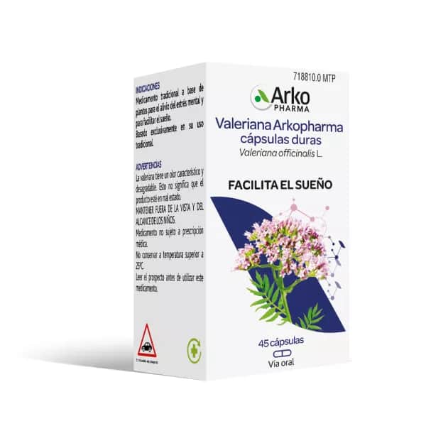 Arkopharma Valeriana 350 mg 45 cápsulas