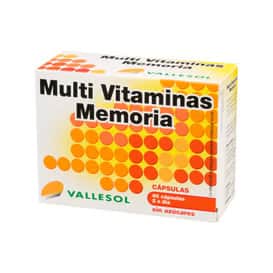Vallesol Multi Vitaminas Memoria 40 cápsulas