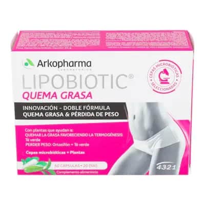 Lipobiotic Quemagrasa 60 Caps - Control Peso