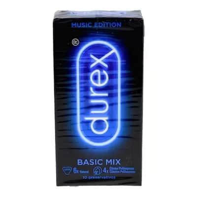 Durex Music Condom Basic Mix - Protección