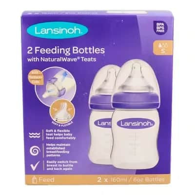 Lansinoh Biberón Naturalwave 2x160ml - Sin BPA