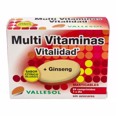 Vallesol Multivitamina + Ginseng - Energía y Vitalidad