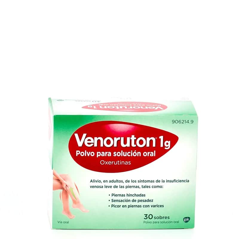 Venoruton Oxerutinas 1G - Insuficiencia Venosa