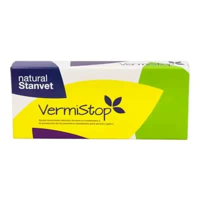 Vermistop 20 Comp Vet - Antiparasitario Intestinal
