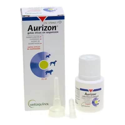 Aurizon Vetoquinol 20ml - Gotas Óticas para Perros