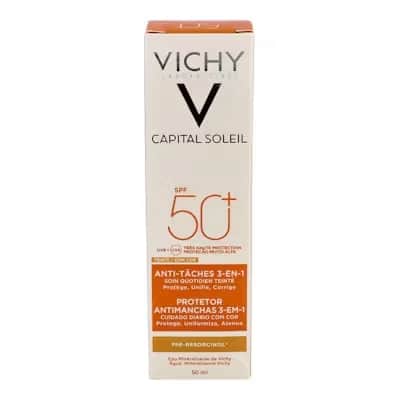 Vichy Idealsoleil F+50 3en1 - Antimanchas SPF50