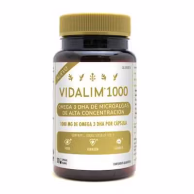 Vidalim DHA 1000mg 30 Caps | Salud Cerebral