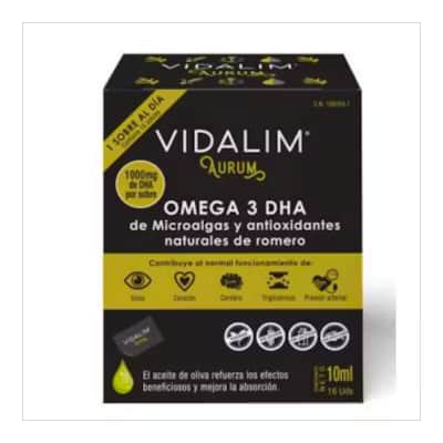 Vidalim Aurum 16 Sobres - Omega-3 Cardiovascular