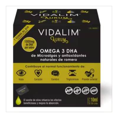 Vidalim Aurum 30 Sobres - Omega 3 DHA
