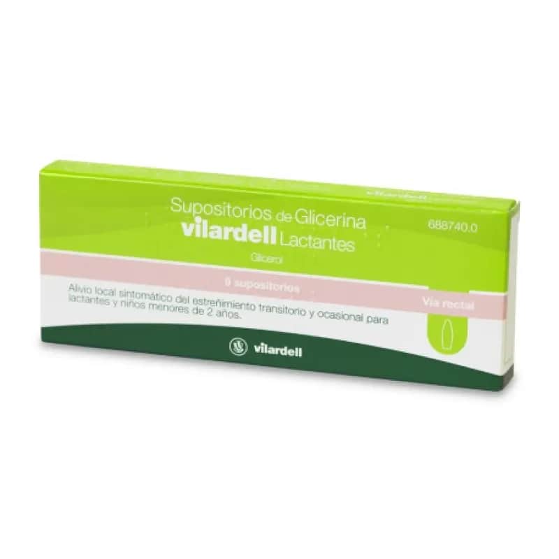 Supositorios Glicerol Vilardell - Estreñimiento Lactantes