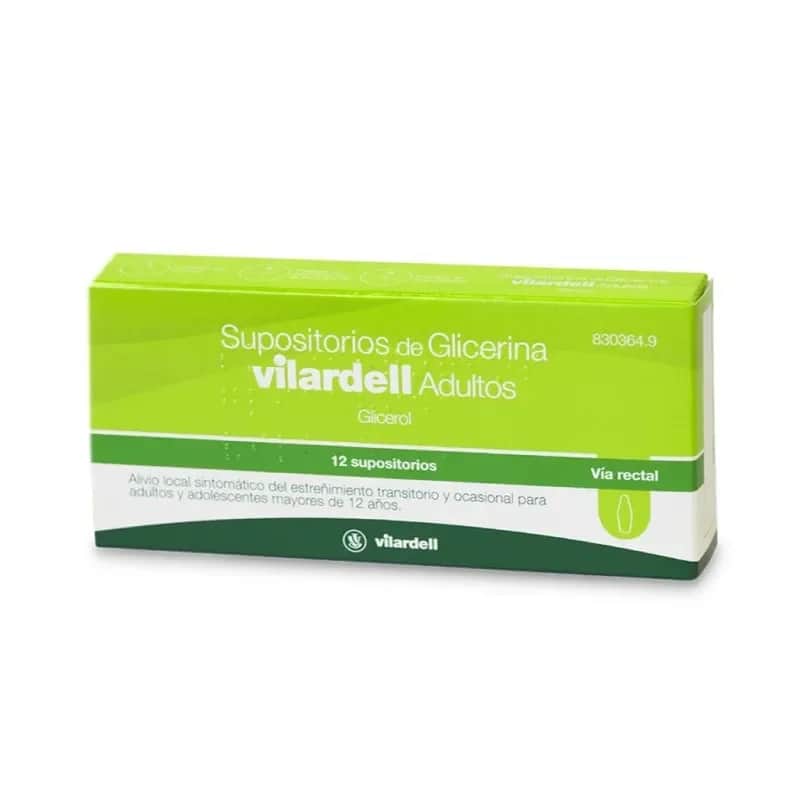 Supositorios Glicerol Vilardell Adultos