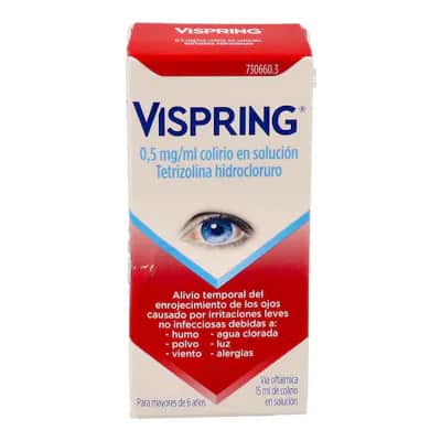 Vispring 0,05% Colirio 15ml - Descongestivo ocular